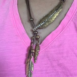 Feather necklace
